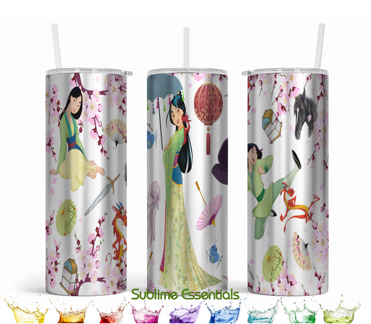 Mulan "Cherry Blossoms"  Digital Download - PNG & JPEG Format (Copy)