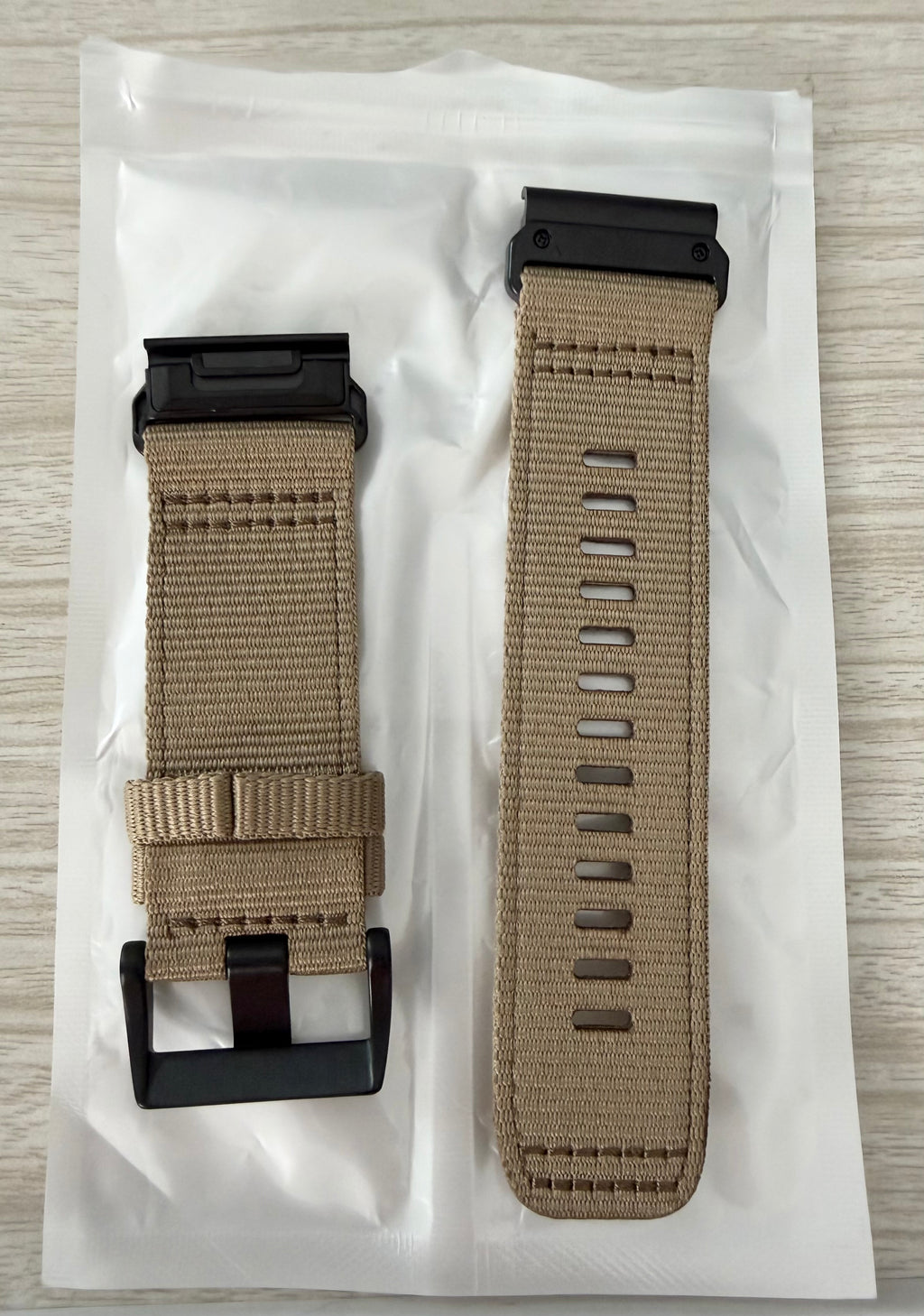 Rugged Nylon Watch Bands for Garmin Fenix 8 51mm / Enduro/Instinct 2X / epix Pro 51mm, Adjustable Sports Wrist Strap with Stainless Steel Clasp for Fenix 7X / 6X /5X, Instinct 3