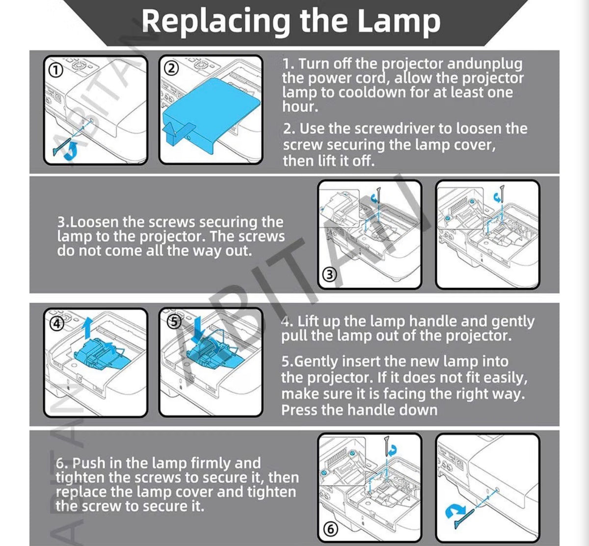 V13H010L39 Replacement Projector Lamp for ELPLP39 EPSON EMP-TW1000 EMP-TW2000 EMP-TW700 EMP-TW980 PowerLite Home Cinema 720 1080UB PowerLite PC 810 1080ub Projector with Housing.