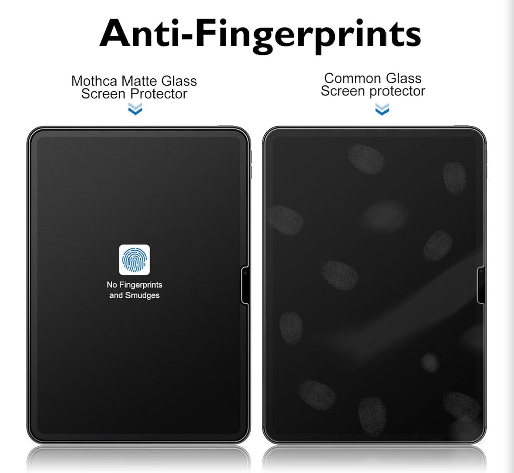 2 Pack Matte Glass Screen Protector for iPad Air 11” M4 (2026) / M3 (2025) / M2 (2024) with Quick Installation Tray, Anti-Glare & Anti-Fingerprint Tempered Glass, Case Friendly, Smooth as Silk