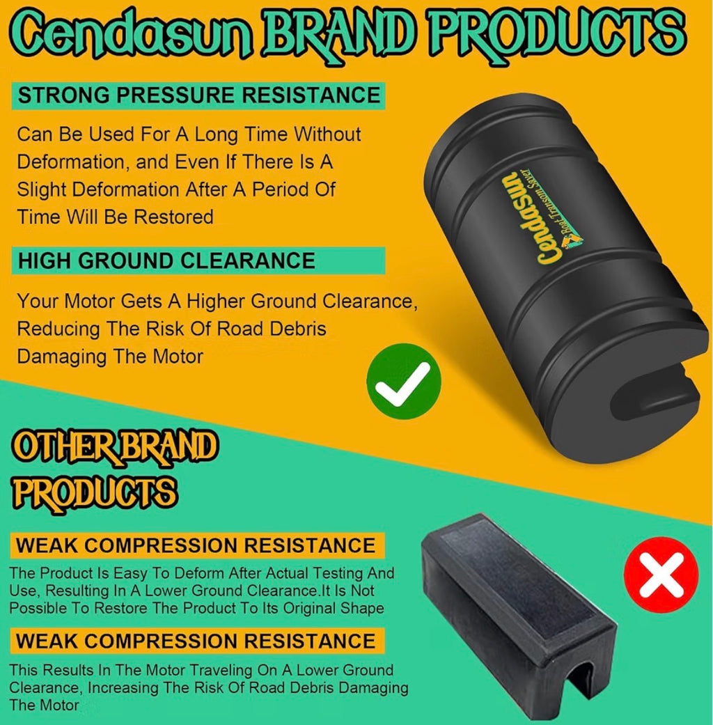 Transom Savers for Outboard Motor, Boat Saver, Outboard Motor Support Saver, Motor Support Reducing Potential Damage Caused By Road Vibrations and Bumps. 2 PCS
