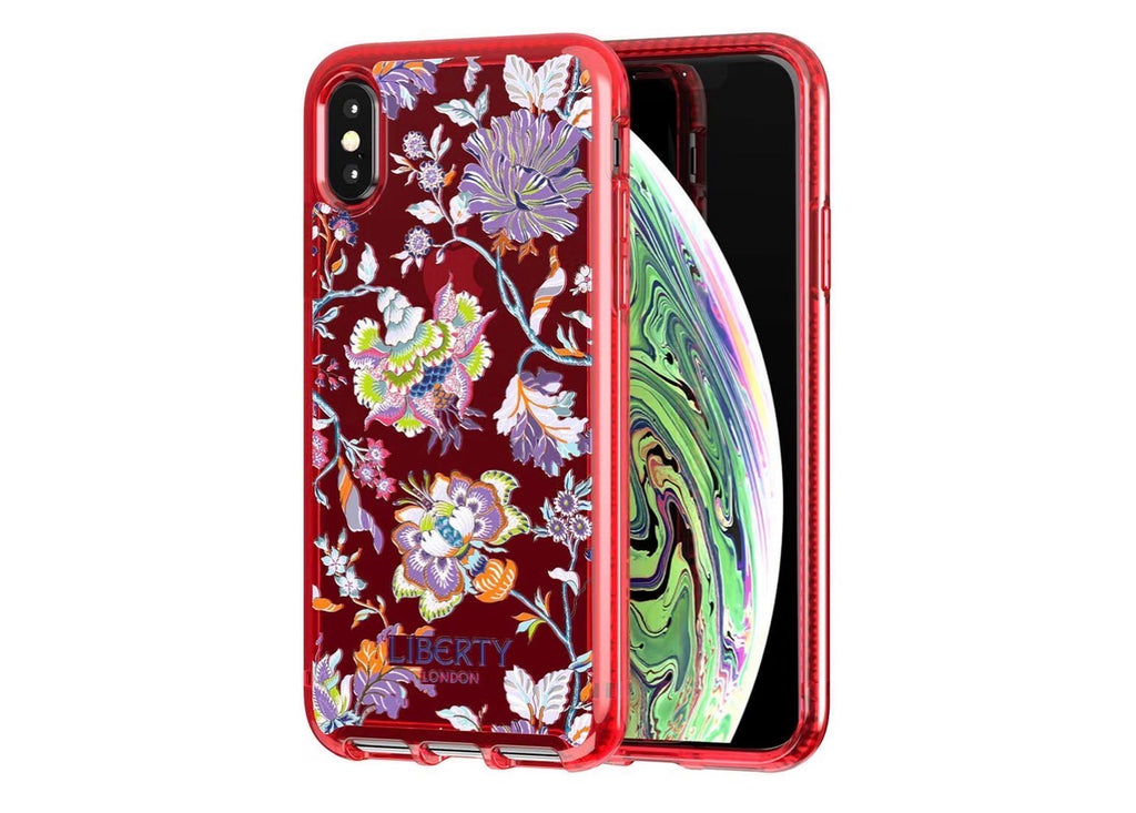 tech21 Pure Print Liberty London Christelle iPhone X/Xs Max - Red
