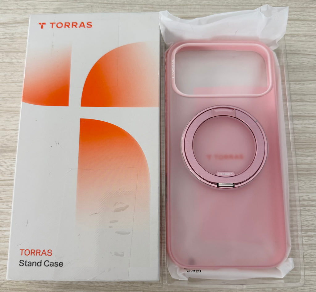 For iPhone 17 Pro Max Case, 360 Magnetic Stand, O3 Fitness Series, [Fit for MagSafe] [4X Military-Grade Protection] Slim Case for iPhone 17 Pro Max phone case,6.9", Translucent Pink, Ostand