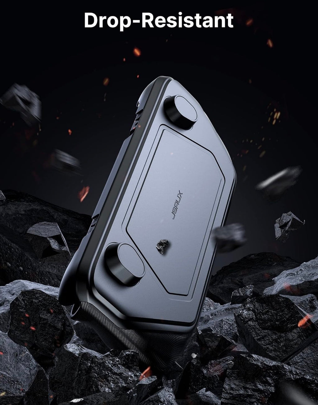 ModCase Compatible with Steam Deck, Steam Deck Case Comprehensive Protection Include Detachable Front Shell, Body Protective Shell, Metal Bracket and Strap - Basic Set
with Detachable Front Cover, Modular Metal Stand & Silicone Strap, Shockproof Armor She