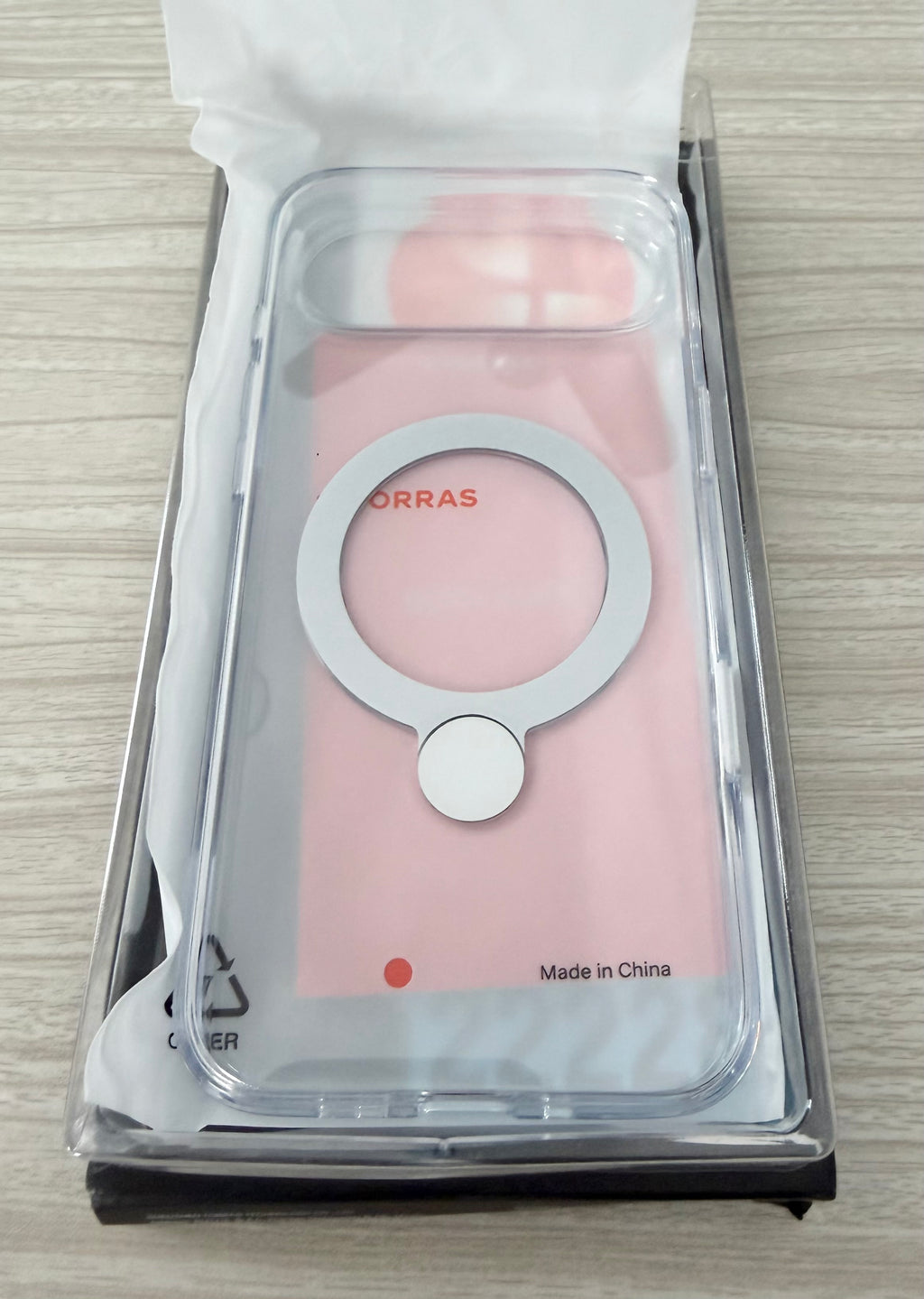 Q3 Spin for iPhone 17 Air Case, 360 Magnetic Stand, Clear, Compatible with MagSafe, Built-in Kickstand, Camera Control, 4X Military-Grade Shockproof Translucent Phone Case for Air