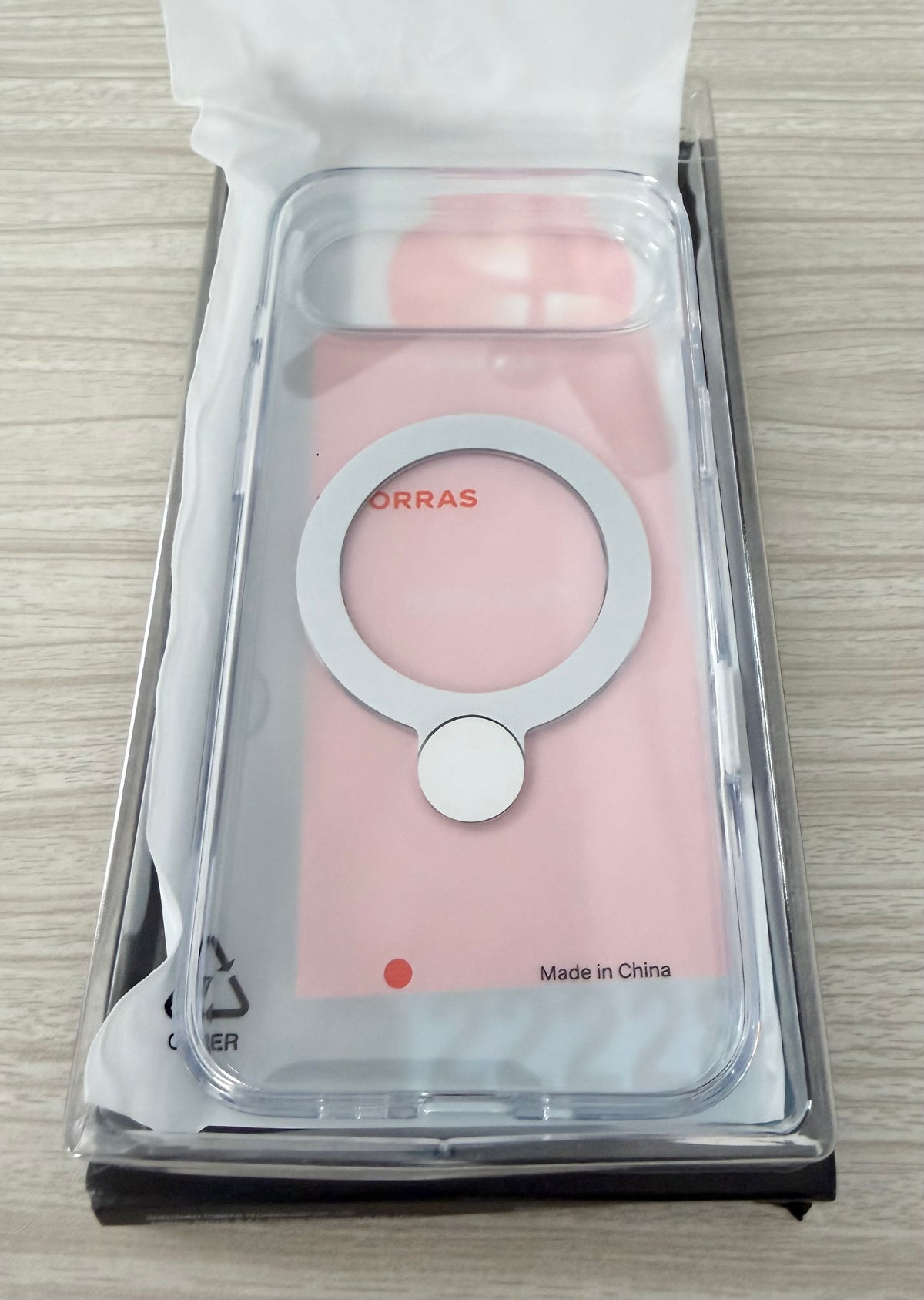 Q3 Spin for iPhone 17 Air Case, 360 Magnetic Stand, Clear, Compatible with MagSafe, Built-in Kickstand, Camera Control, 4X Military-Grade Shockproof Translucent Phone Case for Air