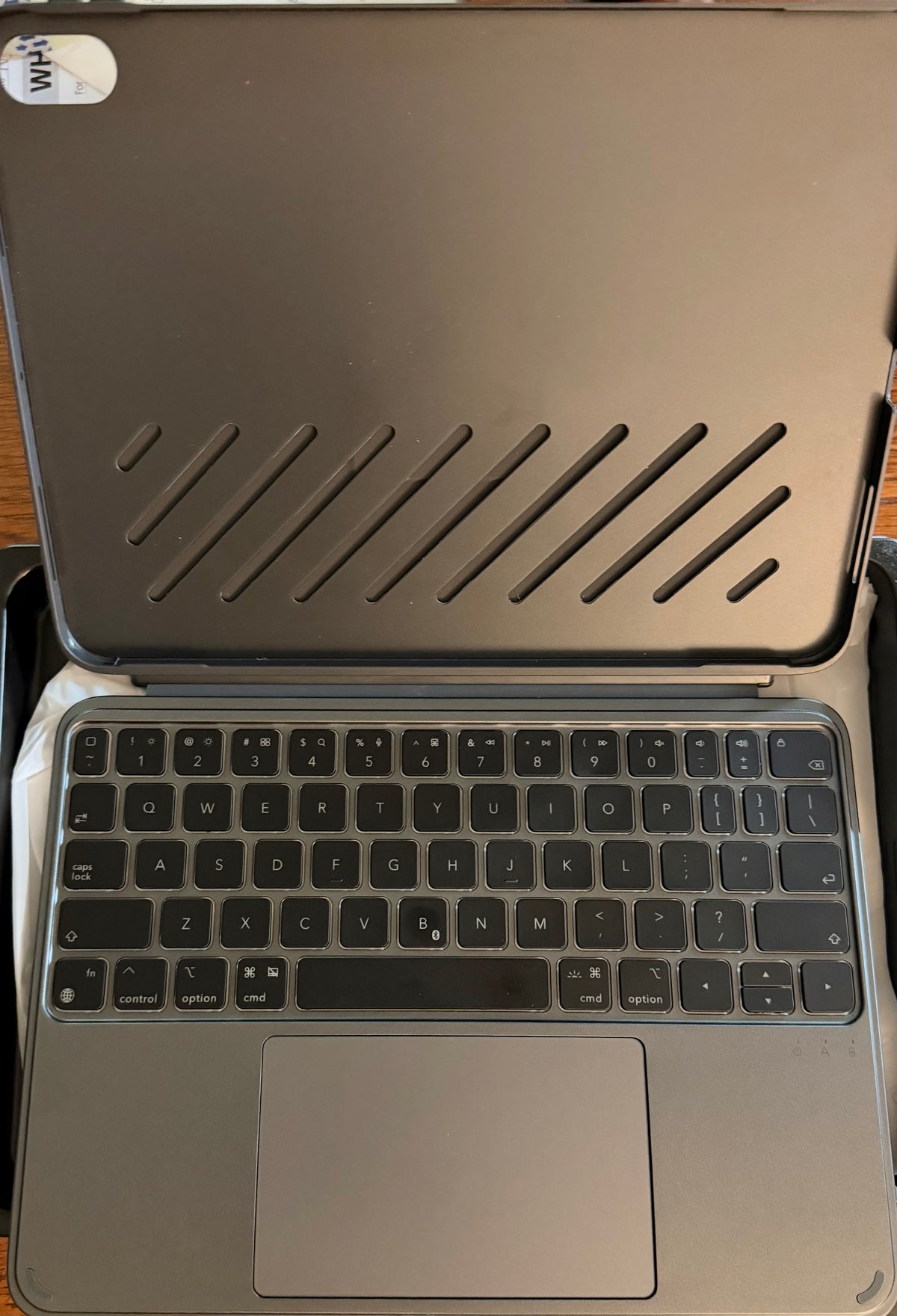 ESR for iPad Air 11 Inch Case with Keyboard M4/M3/M2, Multi-Angle Stand For Air 5th/4th Gen, Magnetic Detachable Keyboard Case, Click-Anywhere Trackpad, Backlit Keys, Shift Series, Dark Gray