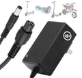 42V Compact Electric Scooter Hoverboard Charger for Hover-1 Gotrax Jetson & More 36V Lithium Battery, UL Certified Safe & Powerful & Small with 2 Common Connectors