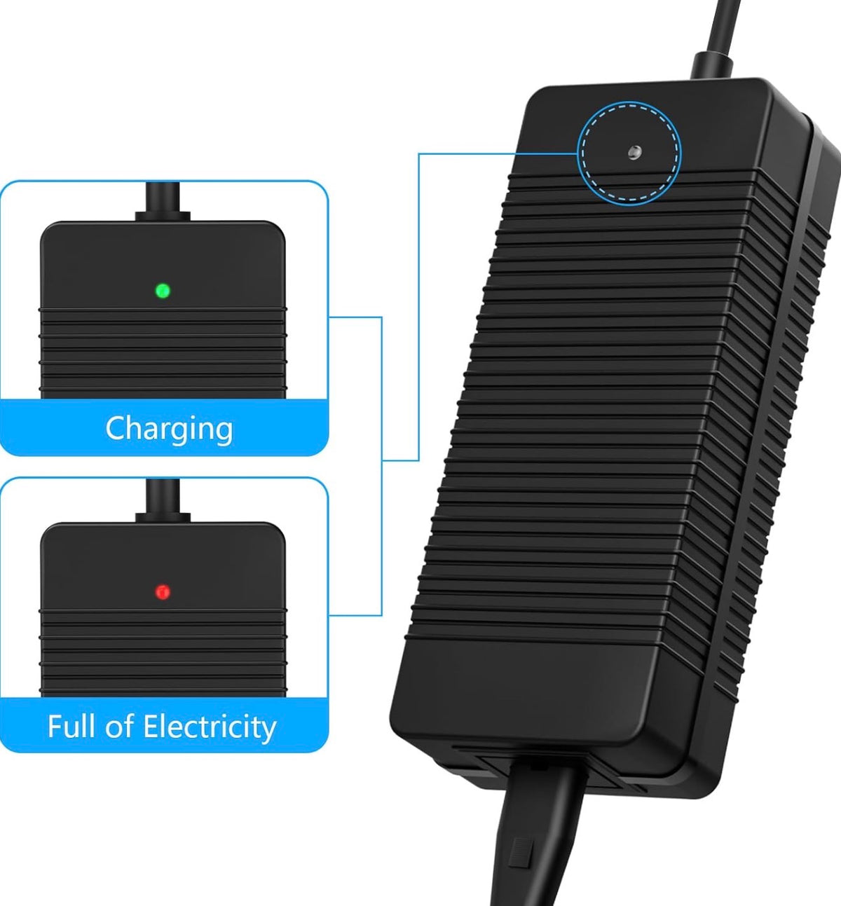 53.5V 2A Electric Scooter Charger for NIU KQi2 Pro KQi3 Models