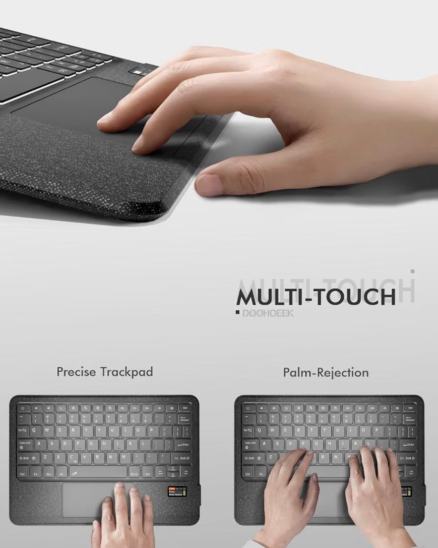 Keyboard Folio w/Status Screen for Samsung Galaxy Tab S11 Ultra 14.6 inch 2025, Tab S11 Ultra 14.6" Bluetooth Keyboard with Trackpad & Any-Angle Stand & Backlit, Tab S11 Ultra Keyboard