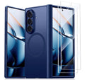 TORRAS - Magnetic Shockproof for Samsung Galaxy Z Fold 7 Case, Blue
2x Screen Protector Included, Fit for MagSafe, 4X Military Grade Hinge Protection, Translucent Slim, Silk-Smooth Matte Feel