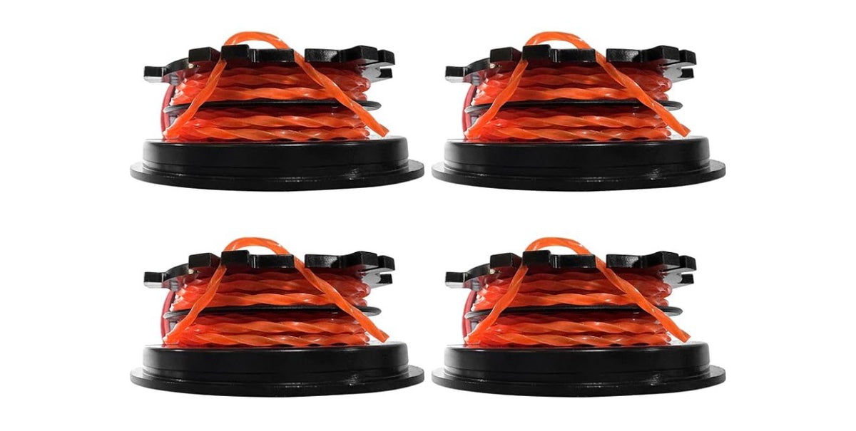 4 Pack, Replacement Spool for Troy-Bilt TB22 TB25CB TB25SB TB252S String Trimmer Replacement String for Troy-Bilt TB22 TB25 Series Gas String Trimmer for Hyper Tough H2510 H2520 for Craftsman WS2200 WC2200