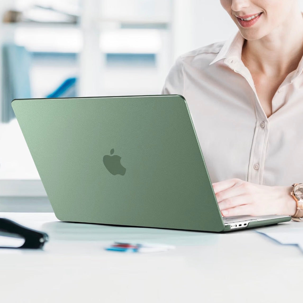for MacBook Air 13 inch Case, M5 M4 M3 M2 2026-2022 Laptop Cover
A3449 A3240 A3113 A2681, 100% Match Official Color, Snap-On Design, Anti-Scratch, Air 13.6 Protective Hard Shell, Green