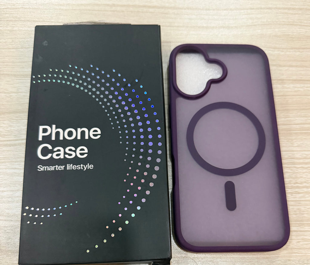 Magnetic Case for iPhone 17, Compatible with MagSafe, Anti-Slip Military-Grade Drop Protection, Camera Protection, Slim Shockproof Protective for iPhone 17 Phone Case, Purple