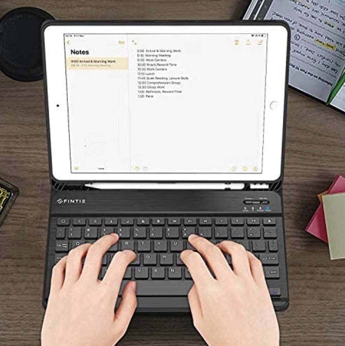 Backlit Keyboard Case for iPad 9th / 8th / 7th Generation 10.2 Inch
7-Color Backlight, Detachable Magnetic Bluetooth Keyboard, Soft TPU Cover, Multi-Angle Viewing, Black