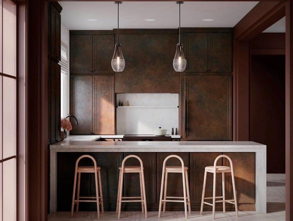 Kohler 42196-PE01-BNL Simplice™ Teardrop 8" Pendant, Brushed Nickel