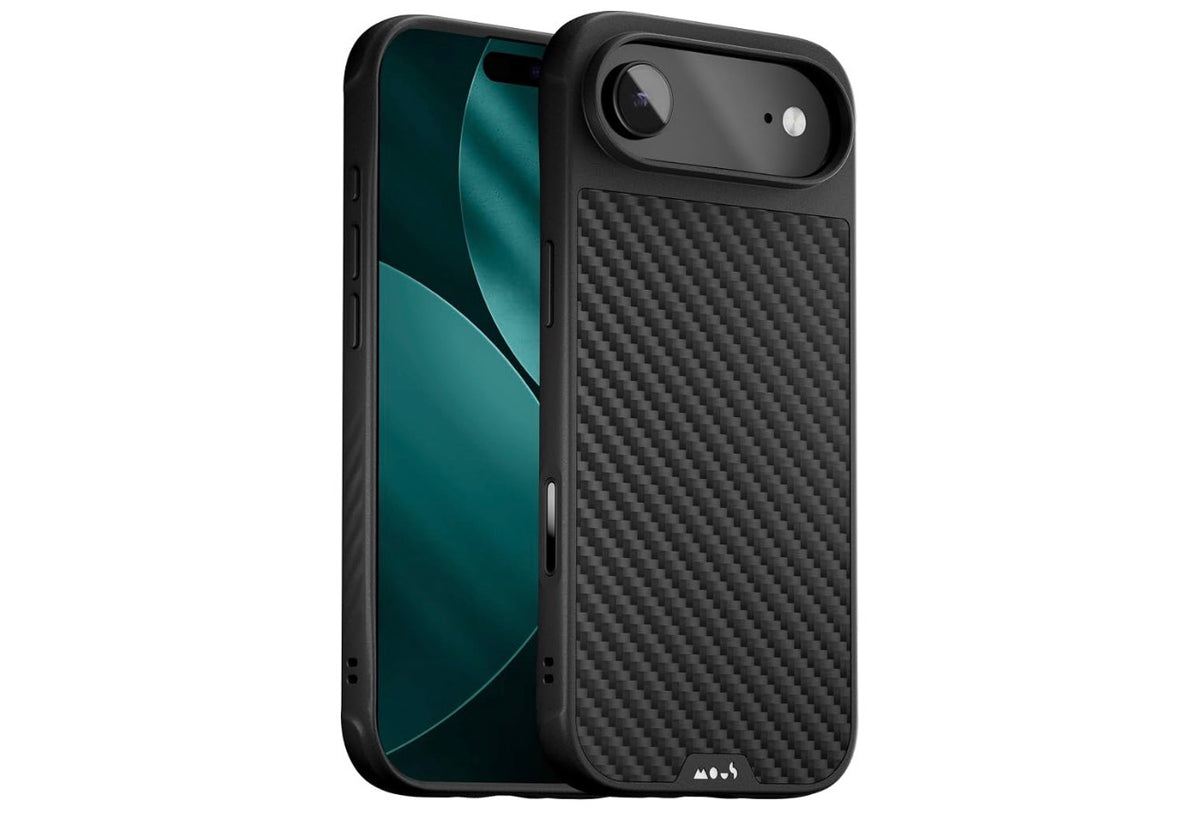Mous for iPhone 17 Air Limitless Aramid Fibre Case, Compatible with MagSafe, Full Camera Protection, Shockproof, Black
