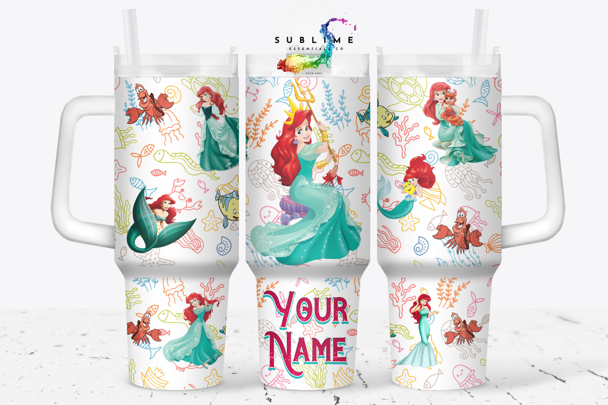 Little Mermaid "Sea Adventures" Digital Download - PNG & JPEG Format