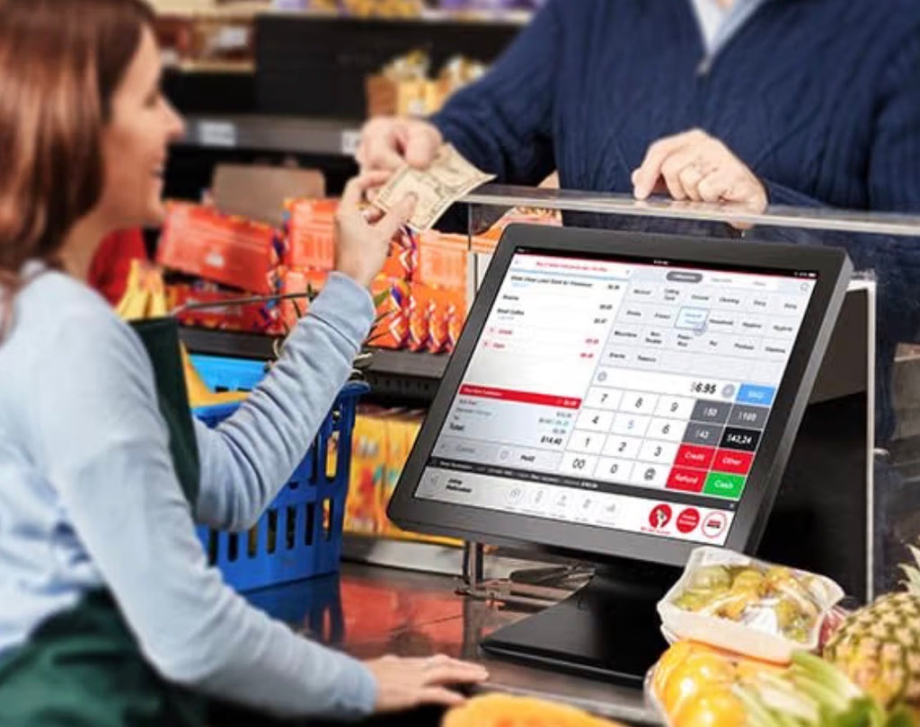 17-inch POS-Touch-Screen-Monitor, Multi-Touch Monitor, 400 nits True Flat Seamless Capacitive LED, VGA/HDMI Input for Office, POS, Restaurant, No Driver Required