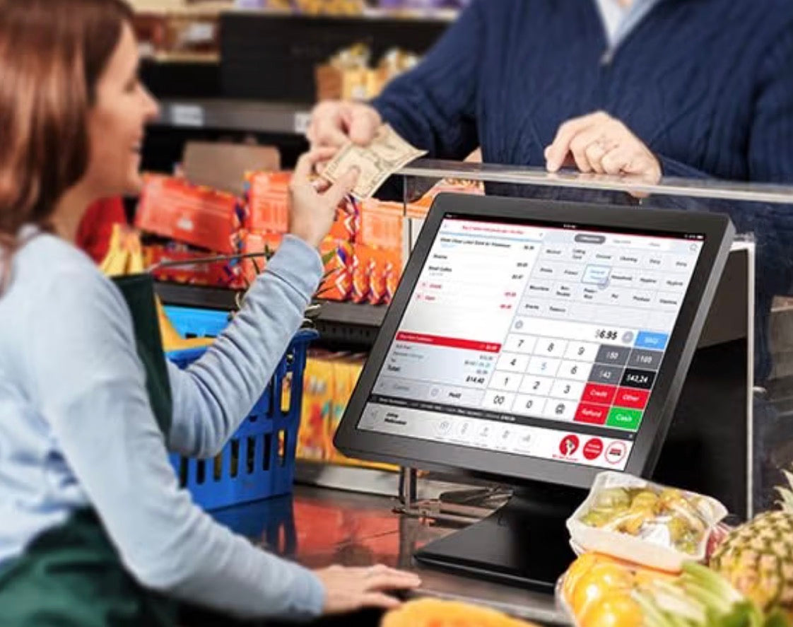 17-inch POS-Touch-Screen-Monitor, Multi-Touch Monitor, 400 nits True Flat Seamless Capacitive LED, VGA/HDMI Input for Office, POS, Restaurant, No Driver Required