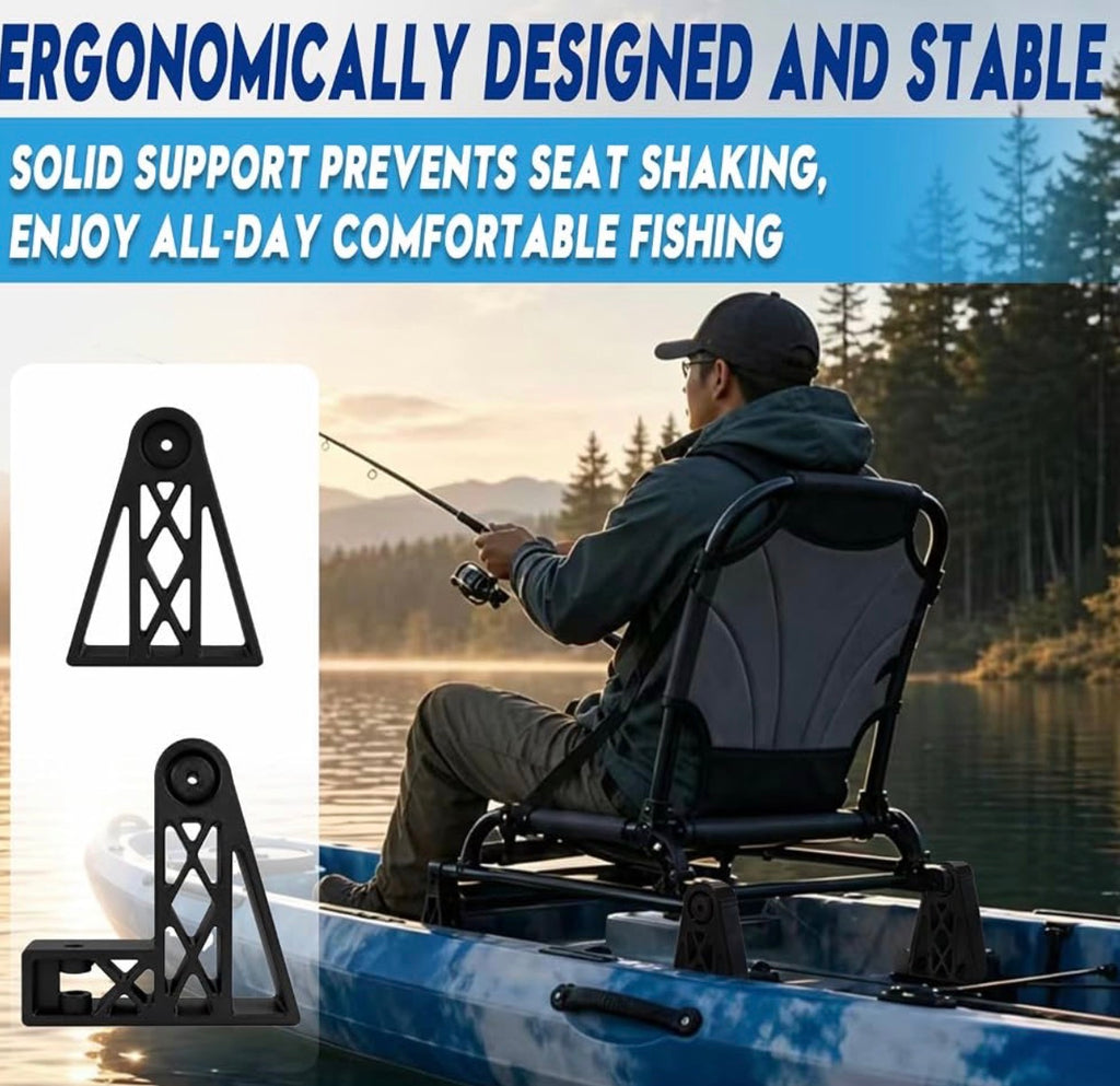 4 Pack Adjustable 4" Kayak Seat Riser Booster
Lightweight Kayak Seat Lifting and Upgrade Accessories, Compatible with Hoodoo Tempest/Voyager, BKC Kayaks