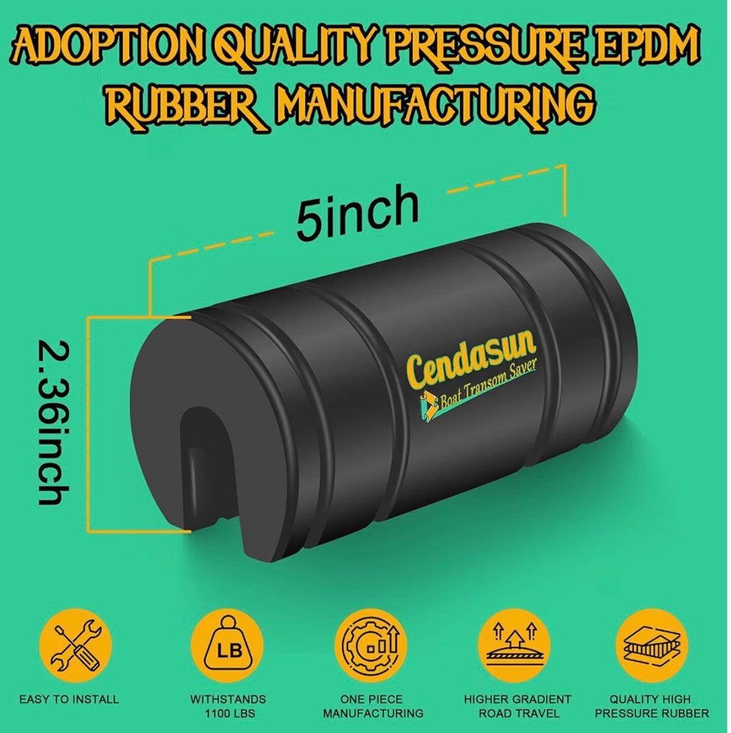 Transom Savers for Outboard Motor, Boat Saver, Outboard Motor Support Saver, Motor Support Reducing Potential Damage Caused By Road Vibrations and Bumps. 2 PCS
