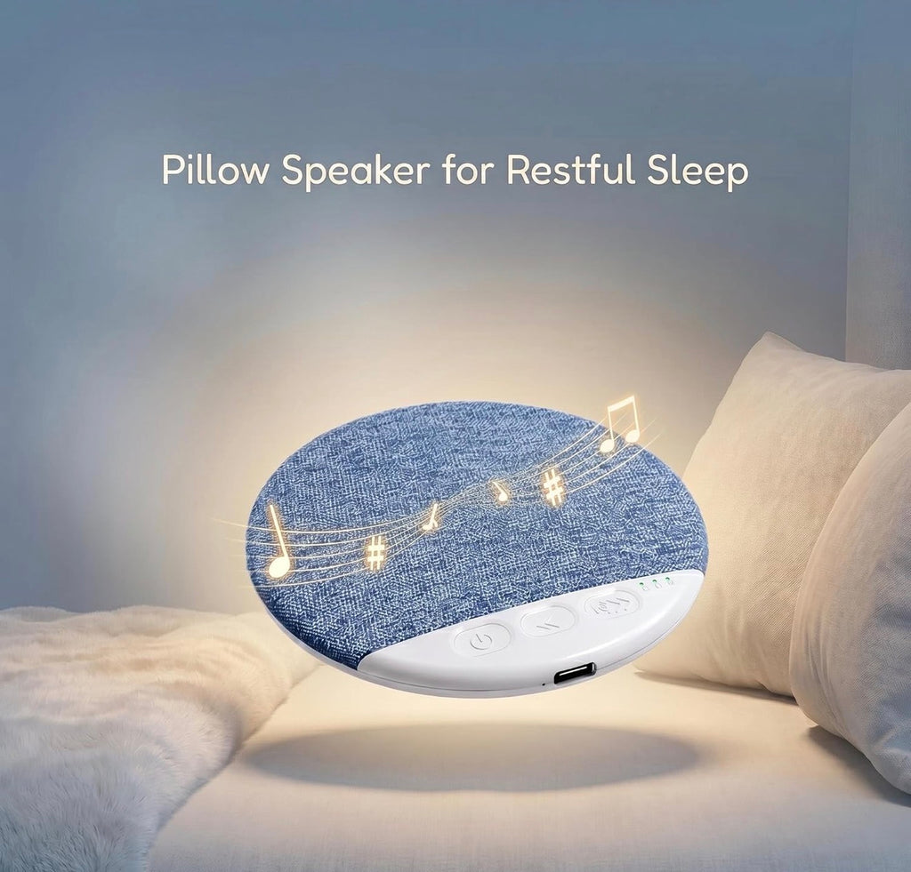 Dream Pillow Speaker, Ultra-Thin Bluetooth Sleep Speaker for Side Sleeper, Wireless Under Pillow Speaker for Sleeping