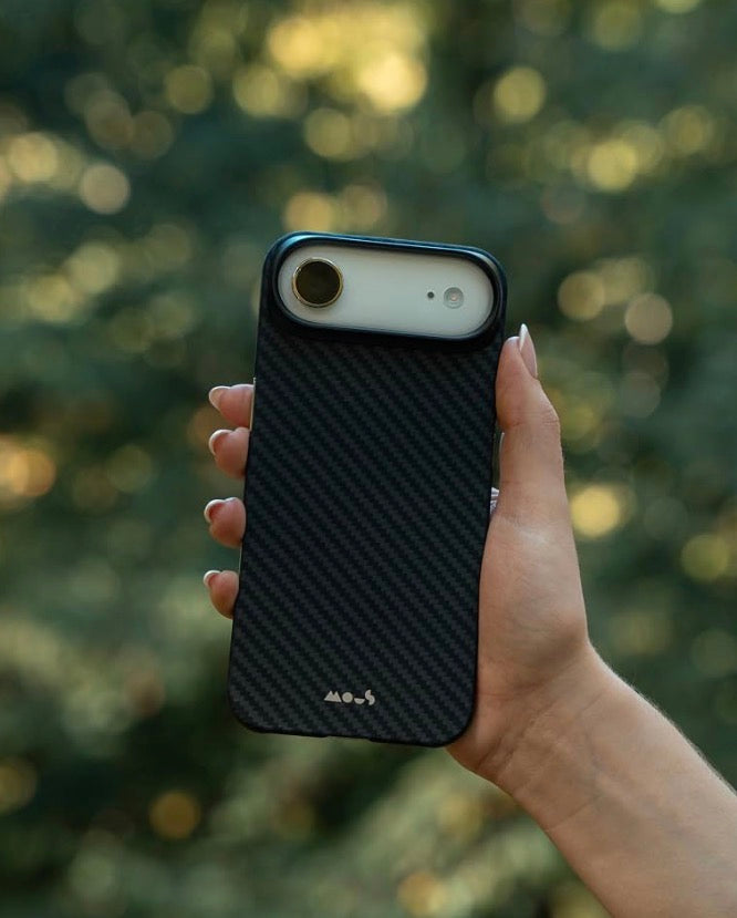 Mous for iPhone 17 Air Limitless Aramid Fibre Case, Compatible with MagSafe, Full Camera Protection, Shockproof, Black