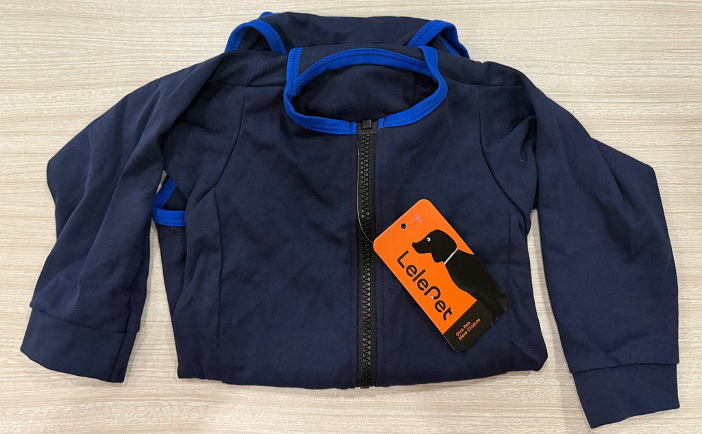 Dog Recovery Suit for Rear Legs, Surgery Onesie, Cone Alternative
Protects rear legs and abdomen from licking and scratching. Breathable recovery suit for male and female dogs after surgery - Large