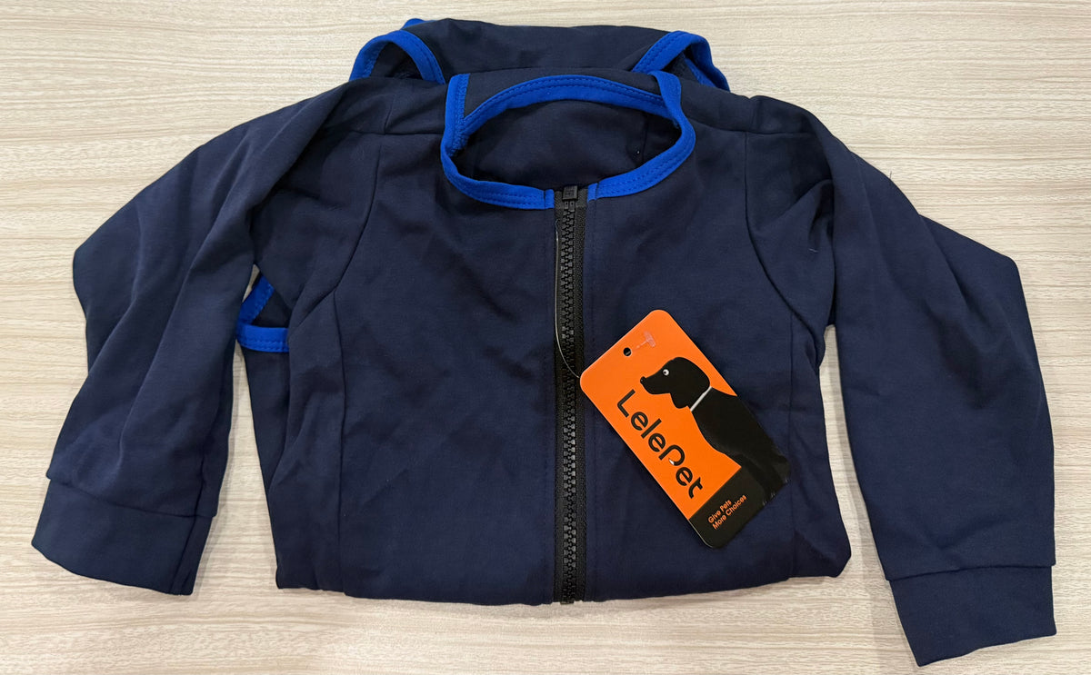 Dog Recovery Suit for Rear Legs, Surgery Onesie, Cone Alternative
Protects rear legs and abdomen from licking and scratching. Breathable recovery suit for male and female dogs after surgery - Large
