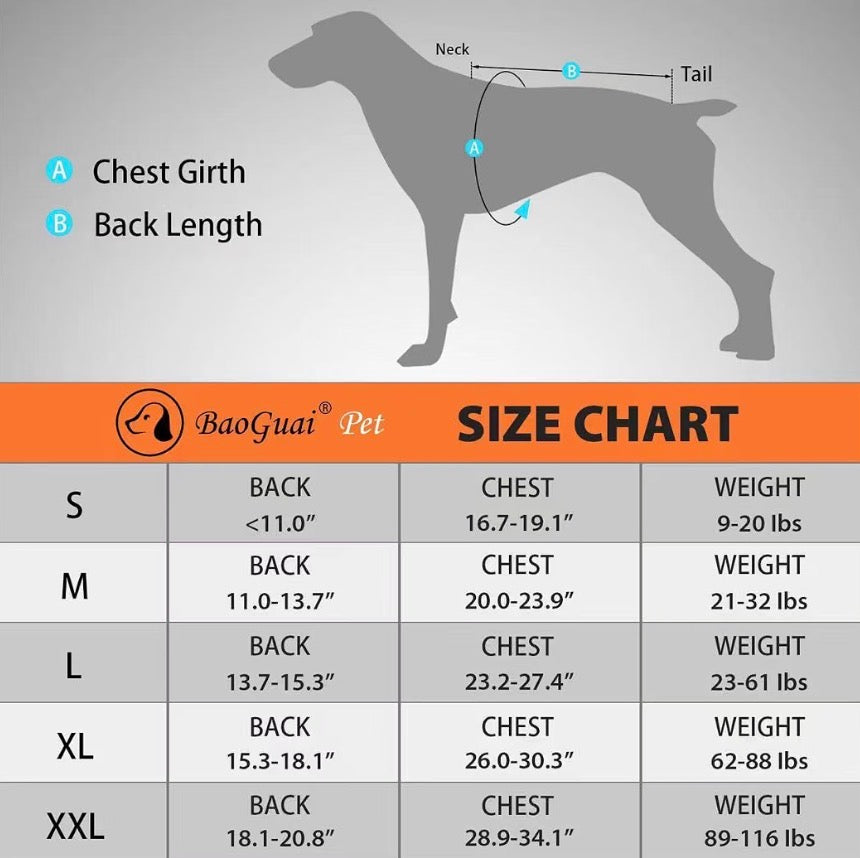 Dog Back Brace for Arthritis, Dog Hip Brace for IVDD, Frame Support Harness for Back，Keeps The Back Stable and Reduces Movements and Pain - Medium