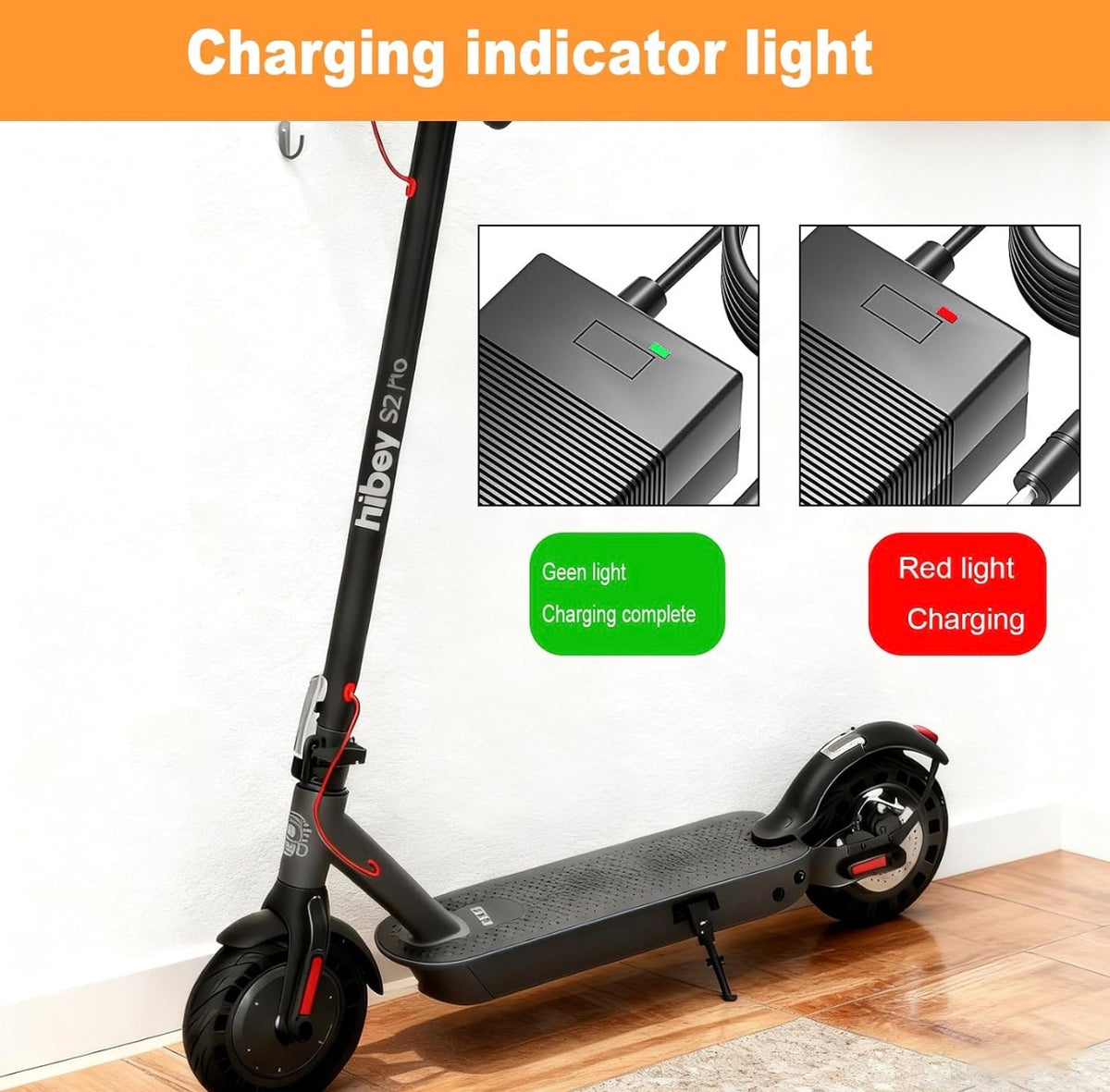 42V Charger for Hiboy S2 36V Lithium-ion Battery Compatible with Hiboy S2 Pro, S2 Lite, S2, KS4, KS4 Pro, NEX, NEX3, NEX5, Max, Max3, Max V2 Power Adapter Cord for Scooter