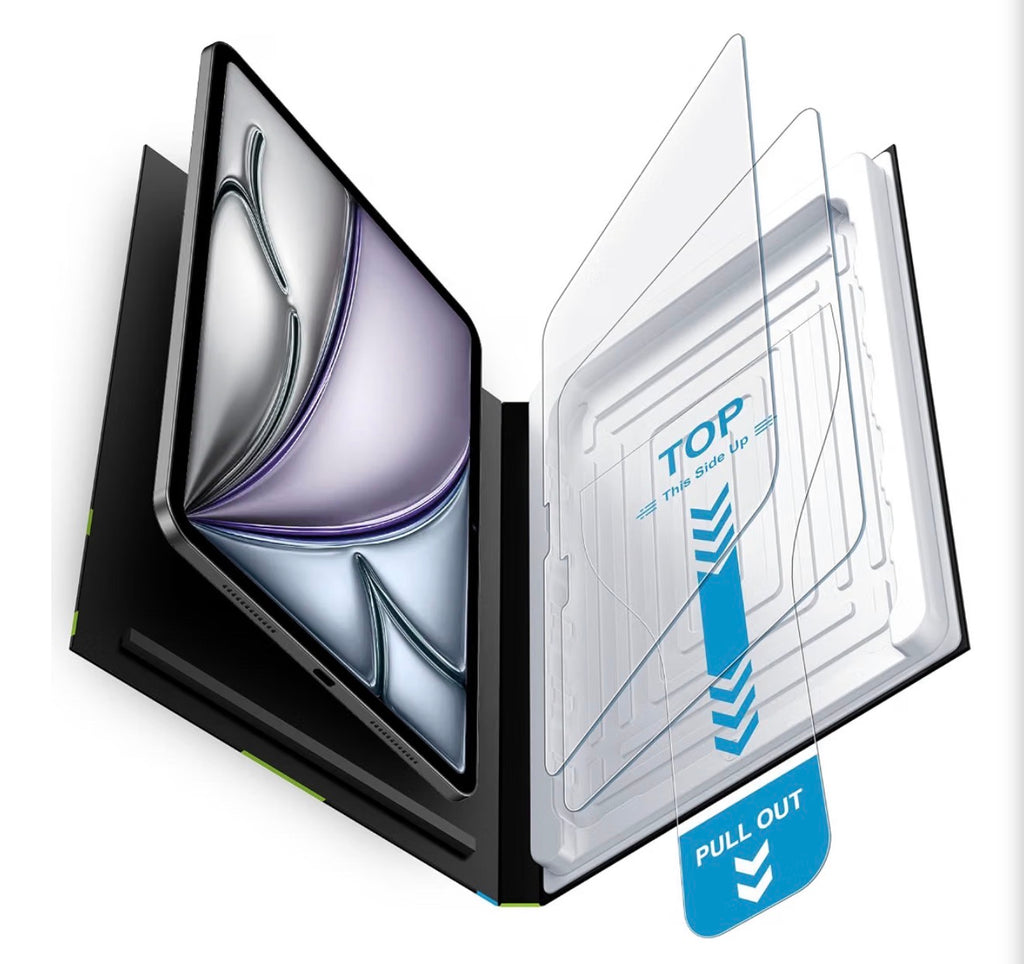 2 Pack Matte Glass Screen Protector for iPad Air 11” M4 (2026) / M3 (2025) / M2 (2024) with Quick Installation Tray, Anti-Glare & Anti-Fingerprint Tempered Glass, Case Friendly, Smooth as Silk