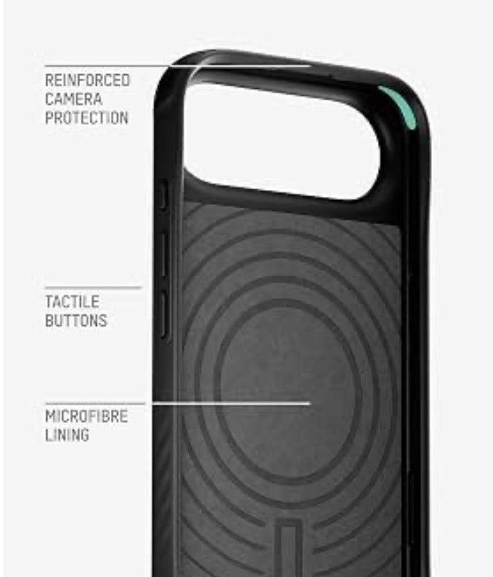 Mous for iPhone 17 Air Limitless Aramid Fibre Case, Compatible with MagSafe, Full Camera Protection, Shockproof, Black