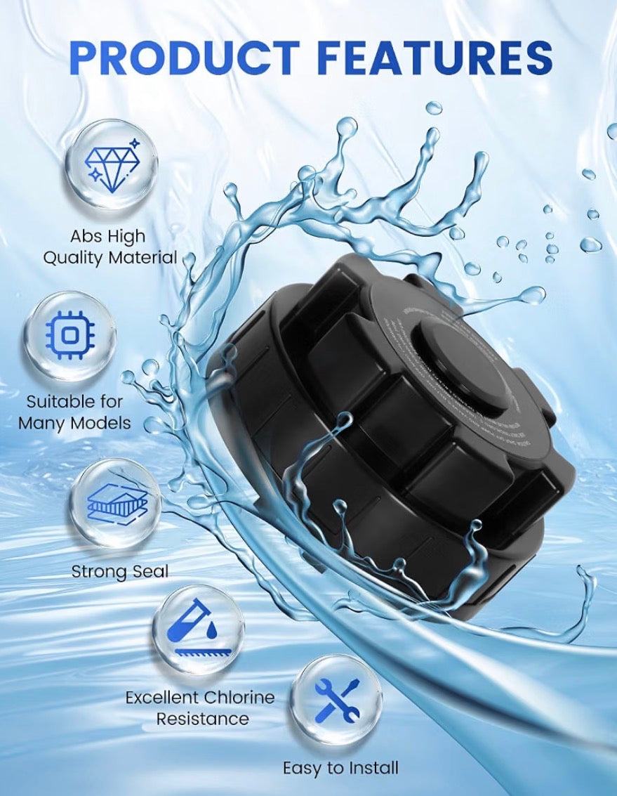 Compatible with Hayward Chlorinator Lid Cover CL200EF CL220EF CLX200CA Kit, Reinforced Wrench / 2 O-Rings Kit / Hayward CL200EF CL220EF CLX200CA Compatible / Lid Cover Replacement / Pool Tool Set