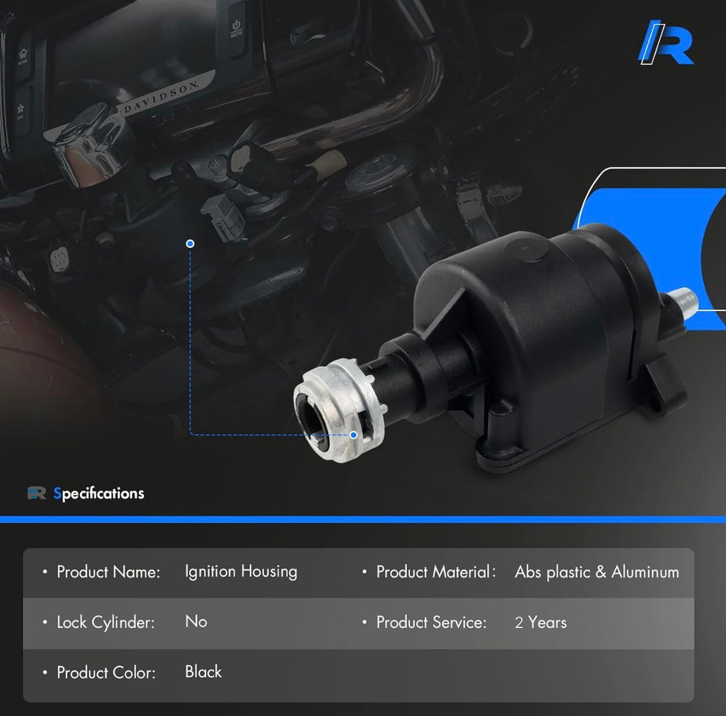 Ignition Switch Lock Housing Assembly Compatible with Harley Davidson
for Electra Road Street Tri Glide Touring Ultra Limited 2014-2024, Replace# 71400012B, 11753, 71400012B-003