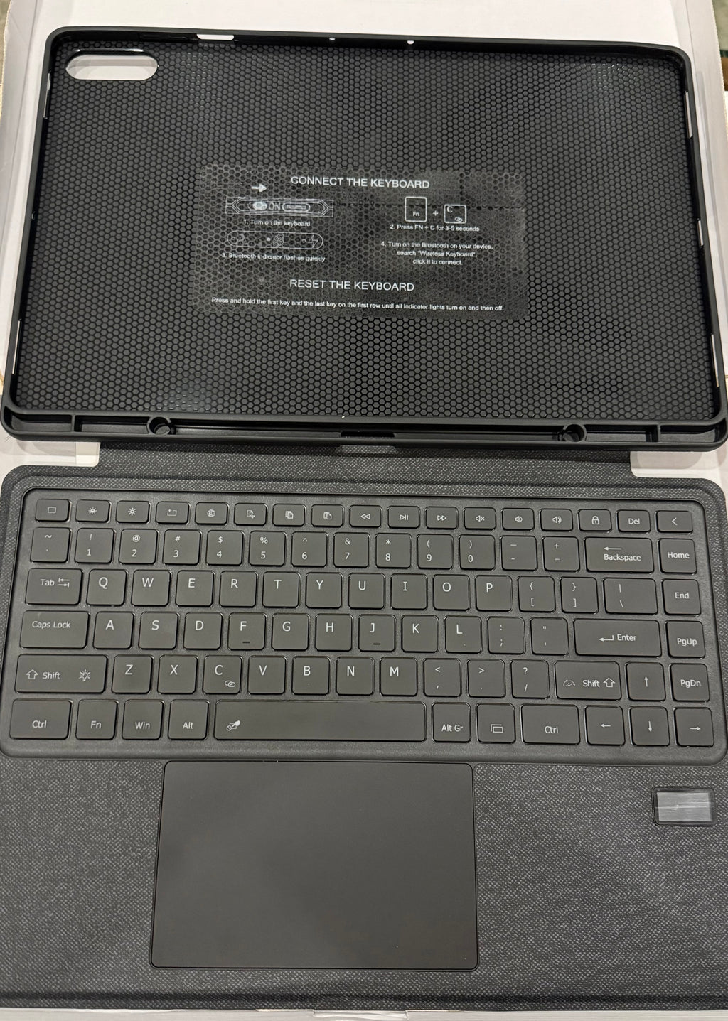 Keyboard Folio w/Status Screen for Samsung Galaxy Tab S11 Ultra 14.6 inch 2025, Tab S11 Ultra 14.6" Bluetooth Keyboard with Trackpad & Any-Angle Stand & Backlit, Tab S11 Ultra Keyboard