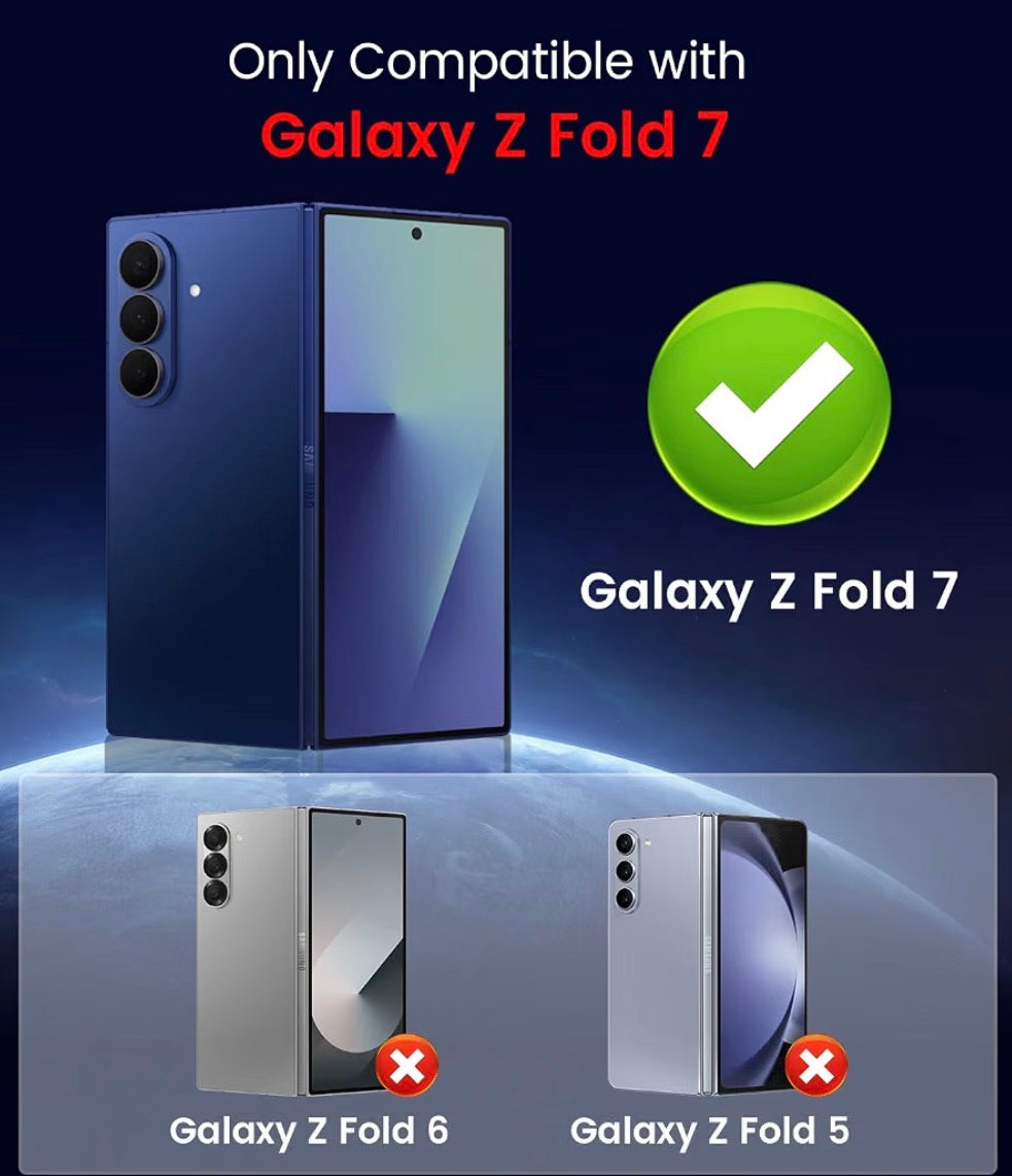 Magnetic for Samsung Galaxy Z Fold 7 Case [Compatible with MagSafe][Built-in Privacy Screen Protector] Slim Hard PC Thin Shockproof Protective Phone Cases for Samsung Galaxy Z Fold 7, Mint