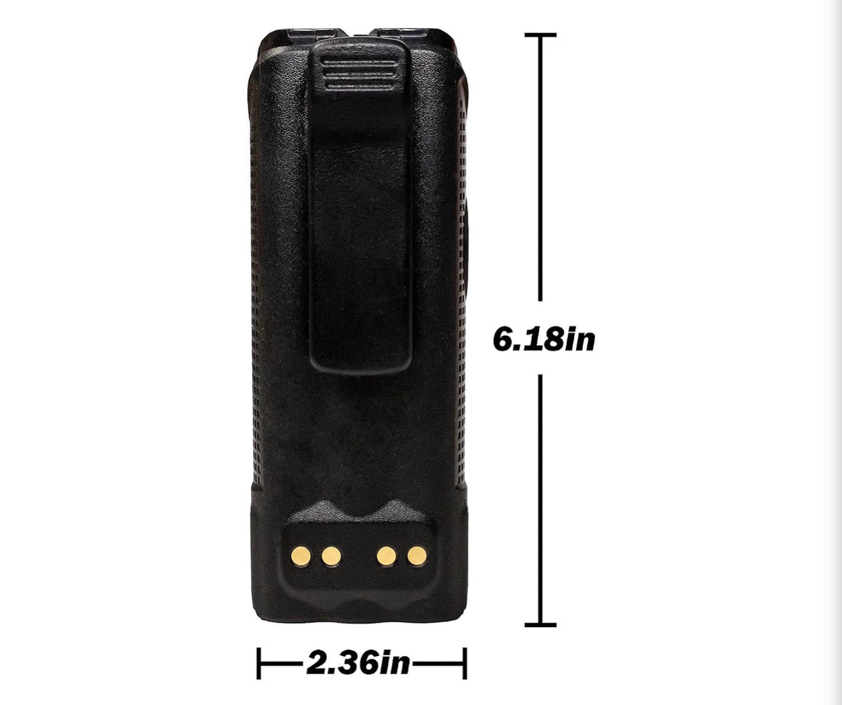 NTN8923AR NTN8294AR NTN8294 2100mAh Ni-MH 7.2V Battery, Compatible with Motorola XTS3000 XTS3500 XTS4250 XTS5000 XTS4250 RNN4006 MTP-200 MTP-300 with Belt Clip