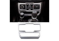 Control Panel Trim Cover Center Console Decoration Interior Accessories for Jeep Wrangler JL JLU & Gladiator JT 2018-2024, Silver