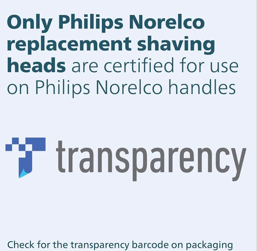 Philips Norelco Genuine Replacement Heads, 3 Count, 27 Self Sharpening PowerCut Blades, Compatible with Series 1000 - 3000, SH30/52
