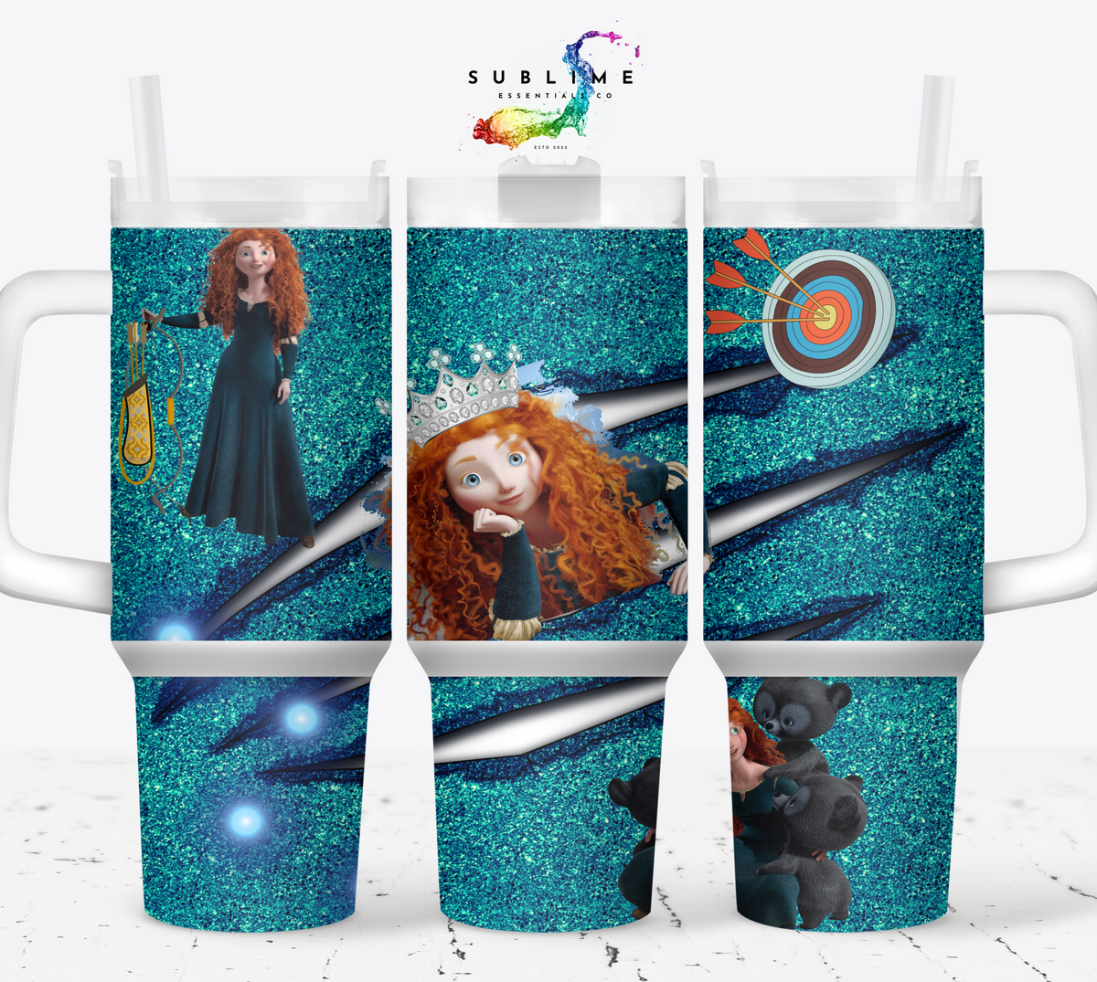 Brave & Merida "Glitter Bear Claw" Digital Download - PNG & JPEG Format