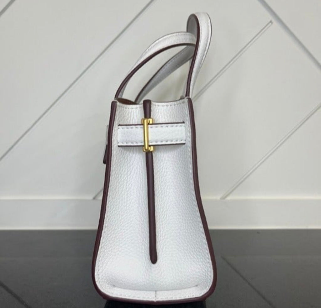 Tory Burch - Walker Micro Satchel - Gardenia (White)