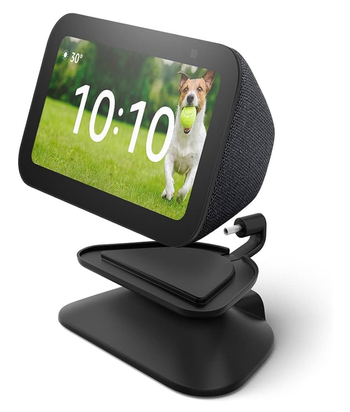Echo Show 5 (3rd Gen) Adjustable Stand with USB-C Charging Port | Charcoal
