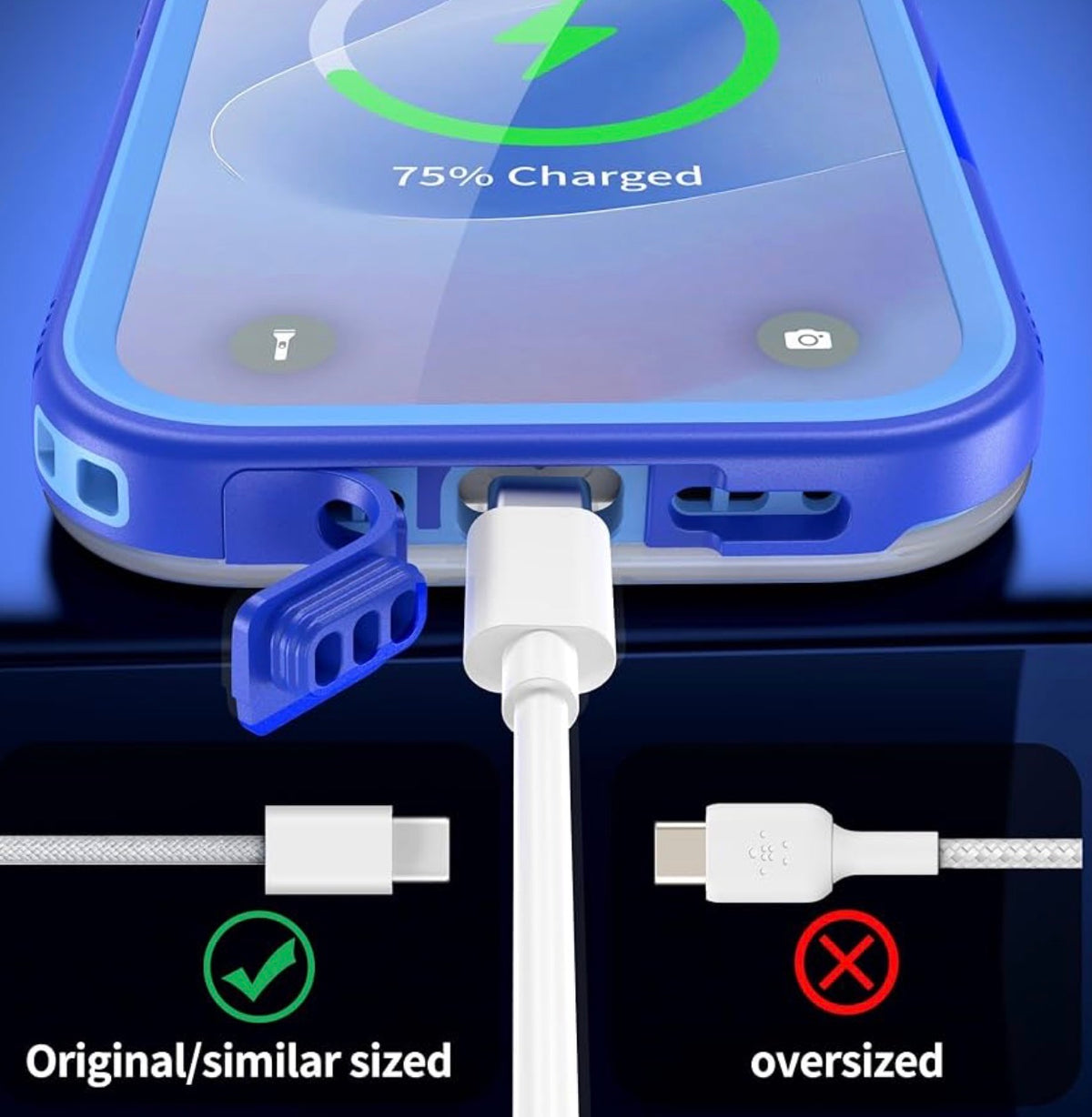 SPORTLINK for iPhone 17 Waterproof Case, Blue
Military-Grade Heavy-Duty 360° Full-Body Protection with Built-in Screen & Camera Protectors, Dustproof, Shockproof