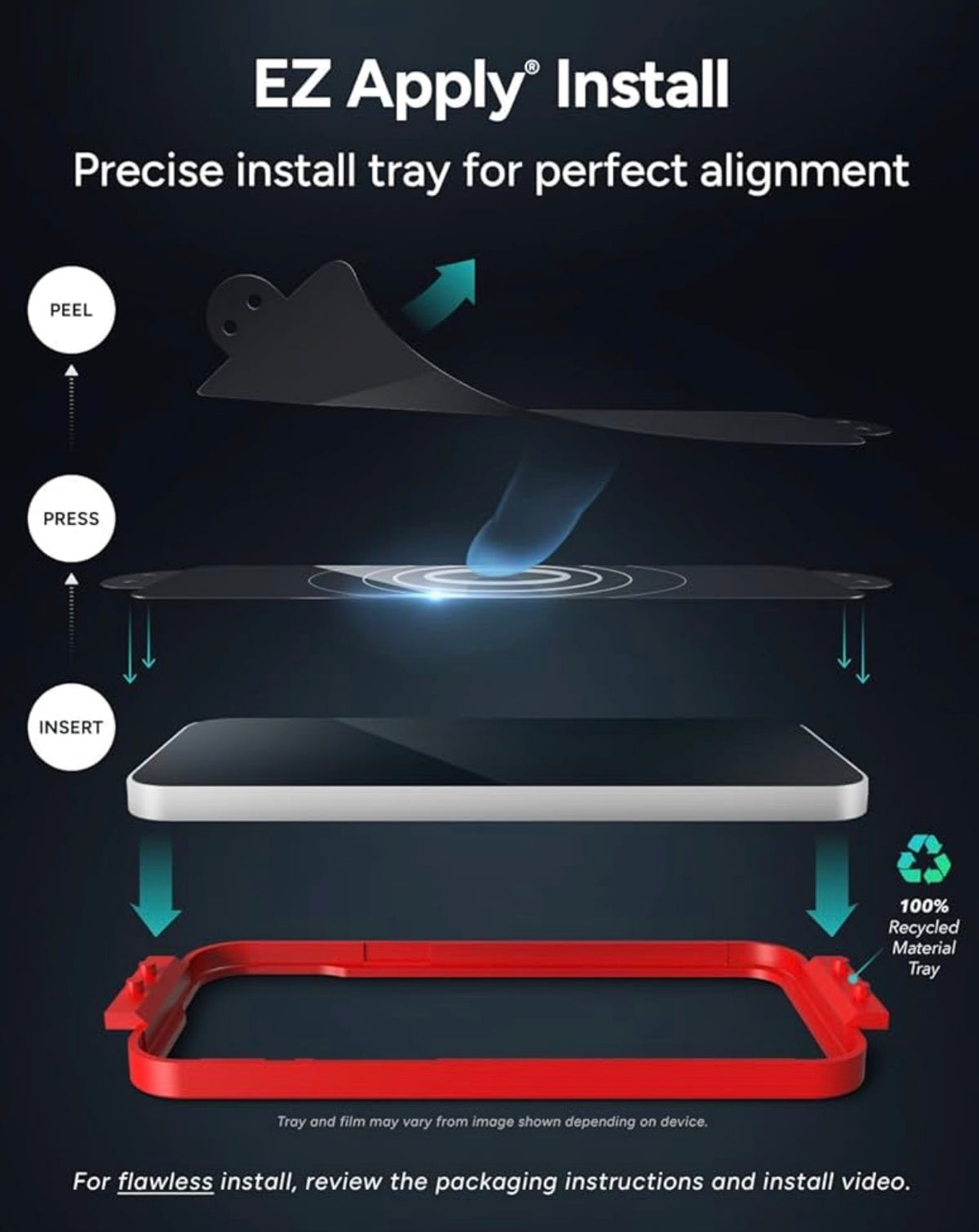 ZAGG InvisibleShield Fusion Samsung Galaxy S24+ Screen Protector - Flexible Hybrid Protection, Unbreakable Polymer, High-Definition Clarity, Eco-Friendly, Biometric Tech Compatible
