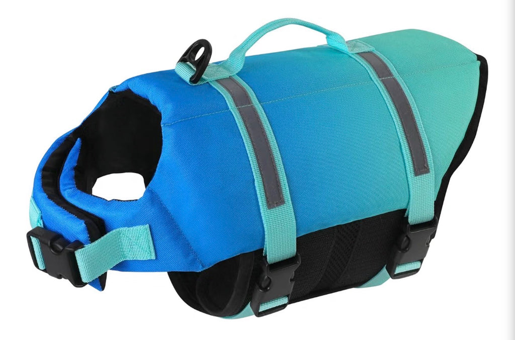 Doglay Dog Life Jacket, Life Vest for Swimming and Boating, Adjustable Puppy Life Jacket with Reflective Stripes, Superior Buoyancy Pet Swimming Vest for Extra Small Dogs