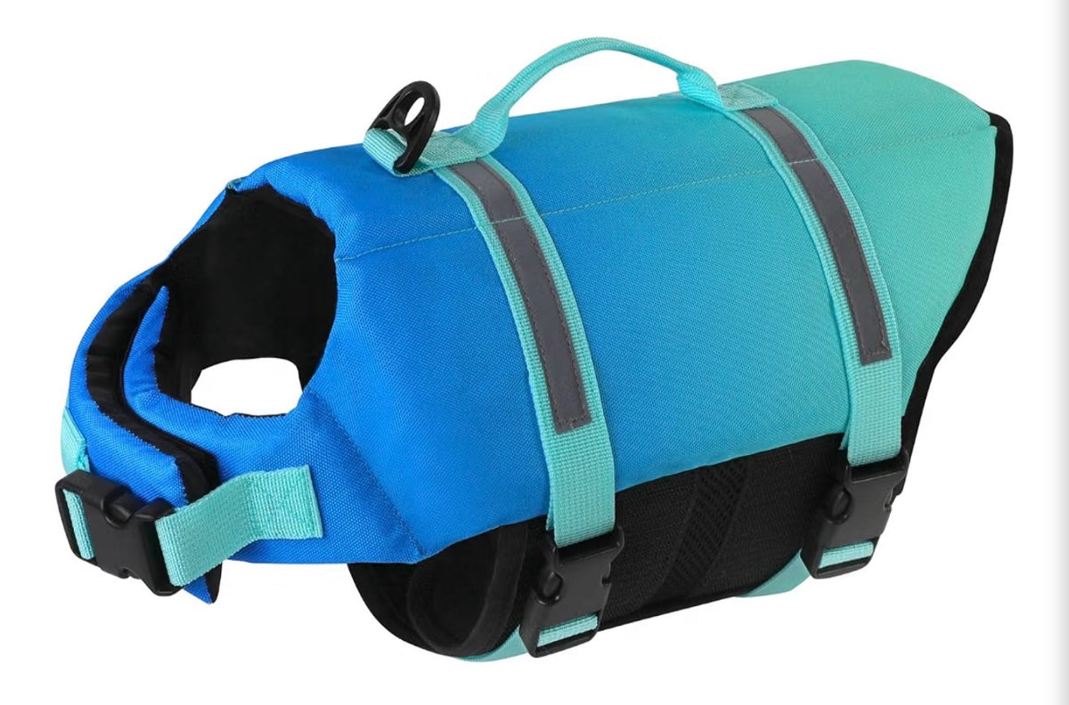 Doglay Dog Life Jacket, Life Vest for Swimming and Boating, Adjustable Puppy Life Jacket with Reflective Stripes, Superior Buoyancy Pet Swimming Vest for Extra Small Dogs