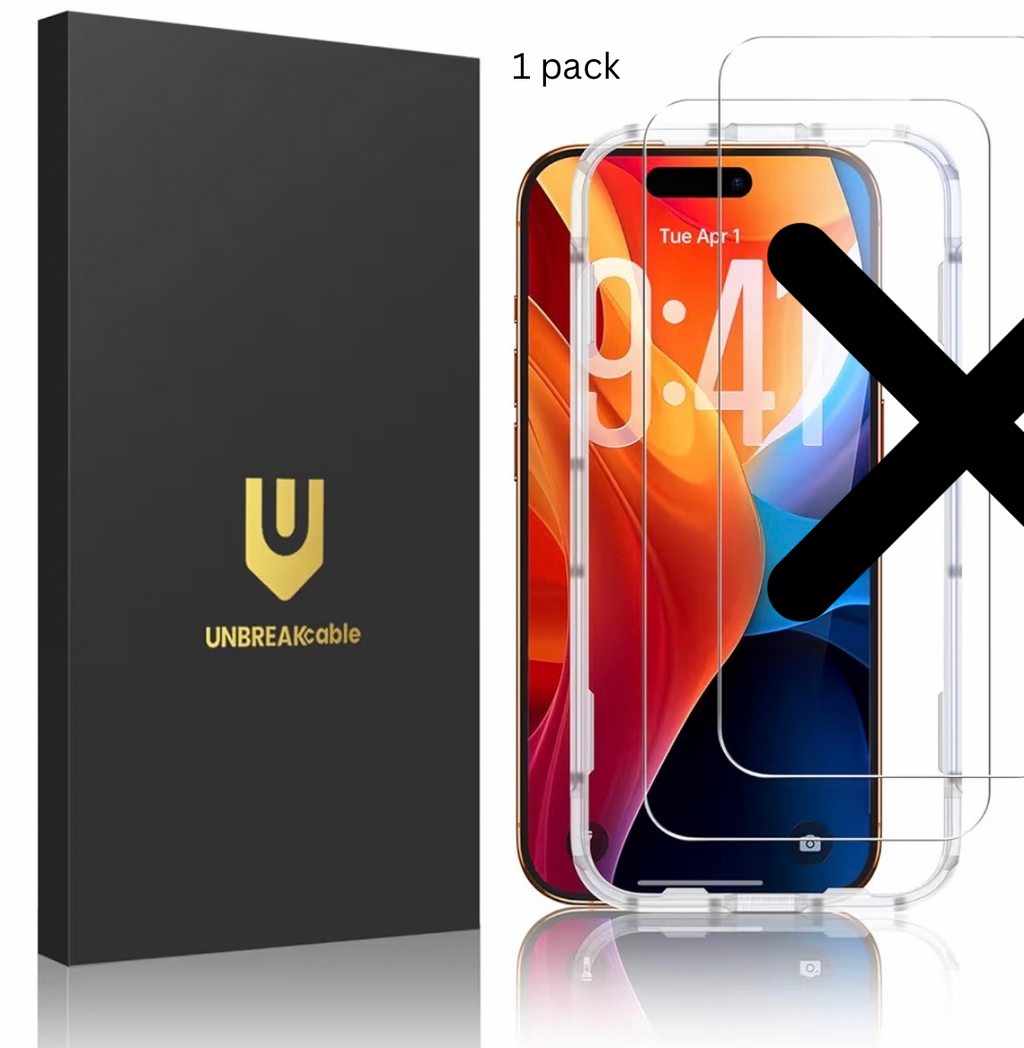 1 Pack Screen Protector for iPhone 17 Pro Max Tempered Glass Military Grade Shatterproof, 9H+ Hardness, 99.99% HD Clear, Bubble-Free, Easy Installation Frame, for iPhone 17 Pro Max