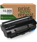 55B1H00 Black Toner Cartridge for Lexmark 55B1000 MS431 MX431 1 Pack Remanufactured for Lexmark MS431 MX431 Toner Cartridge MS431dw MX431adw MS331dn MS431dn MX331adn MX431adn MX432adwe Printer